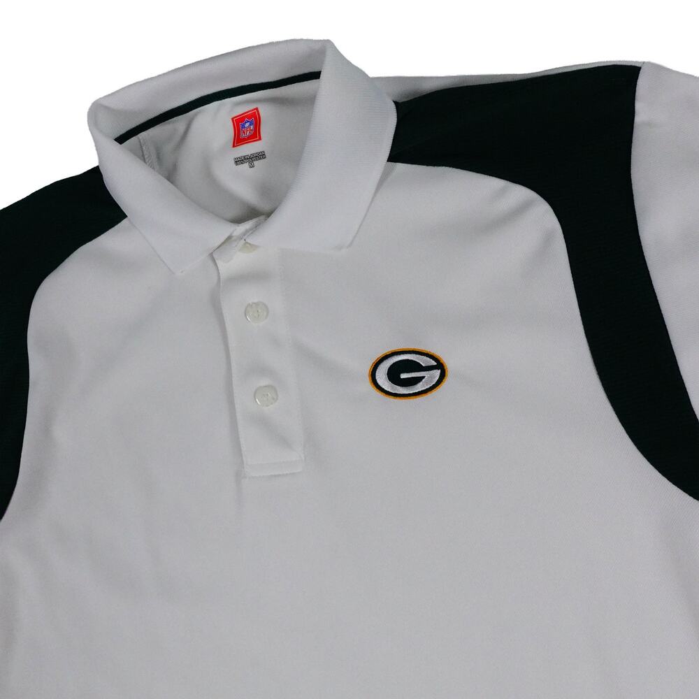 Green Bay Packers NFL Performance Embroidered Golf Polo Shirt Men's Medium
